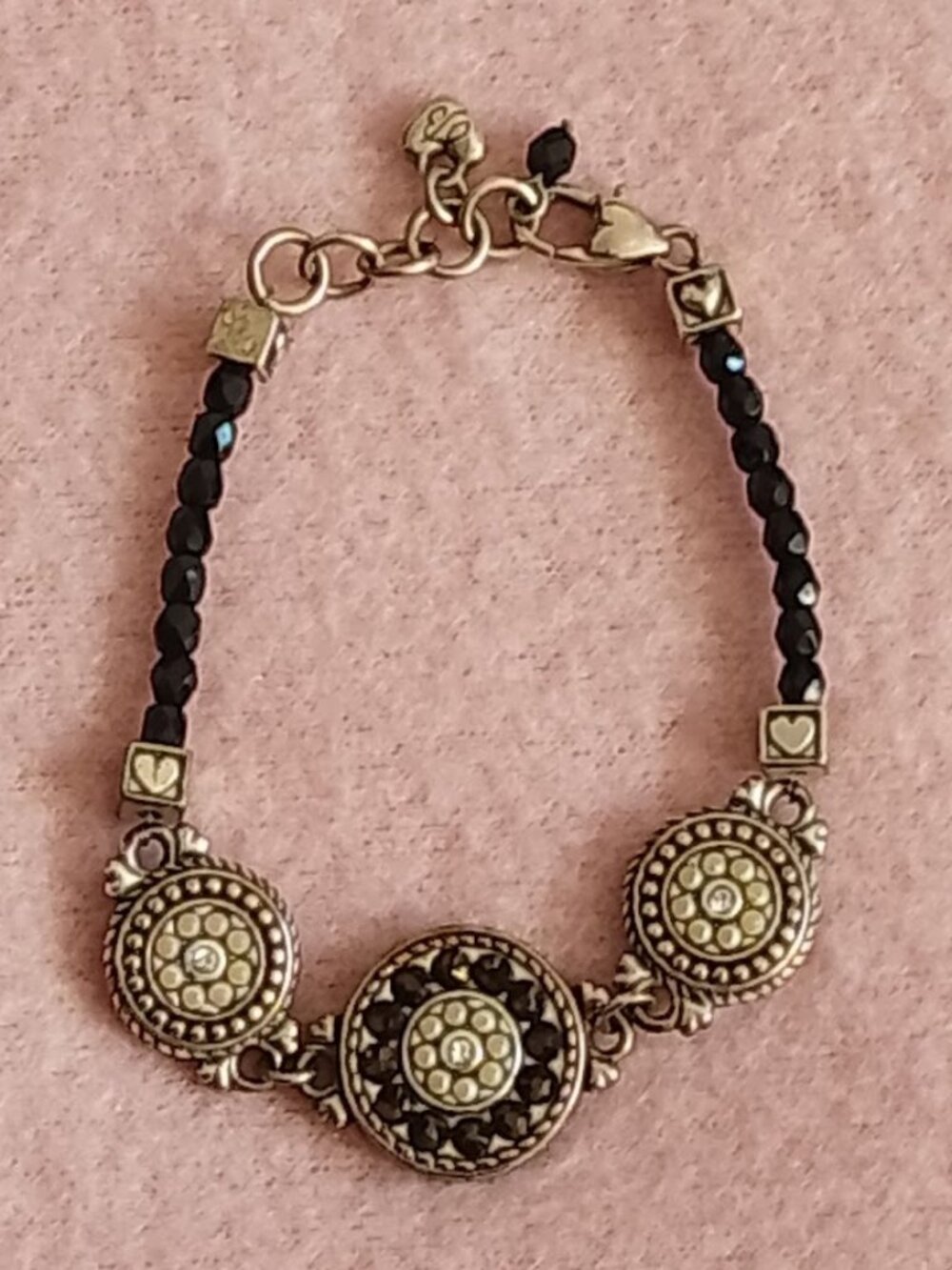 Brighton Vintage Bracelet โ1910 Jet Setโ CollectionโRetired